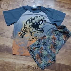 Boys shorts and short sleeved pajama set